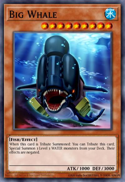 Big Whale Rare LTGY-EN008 Lord of the Tachyon Galaxy Yugioh card