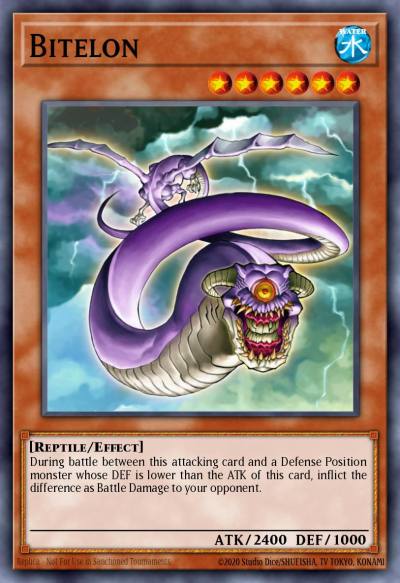 Bitelon Common POTD-EN023 Power of the Duelist Yugioh card