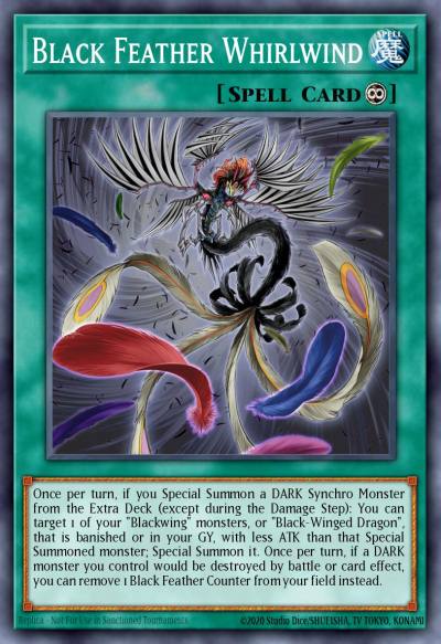 Black Feather Whirlwind Common MP23-EN195 25th Anniversary Tin Dueling Heroes Mega Pack Yugioh card