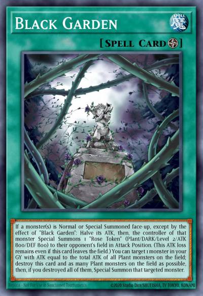 Black Garden Prismatic Secret Rare MP25-EN132 2025 Mega-Pack Tin Yugioh card