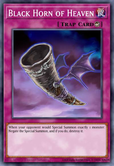 Black Horn of Heaven Common AP08-EN025 Astral Pack Eight Yugioh card