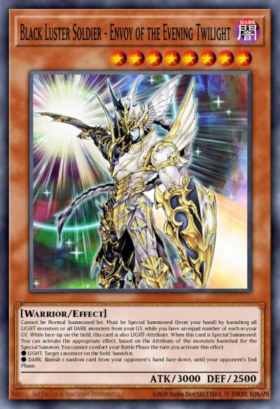 Black Luster Soldier - Envoy of the Evening Twilight Super Rare AP08-EN008 Astral Pack Eight Yugioh card