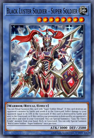 Black Luster Soldier - Super Soldier Ultra Rare MP16-EN136 2016 Mega-Tin Mega Pack Yugioh card
