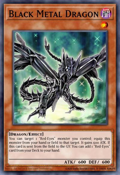 Black Metal Dragon Common CORE-EN022 Clash of Rebellions Yugioh card