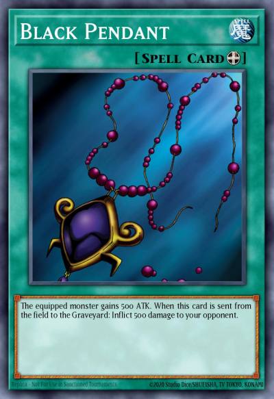 Black Pendant Common YS15-ENY15 2-Player Starter Deck Yuya & Declan Yugioh card