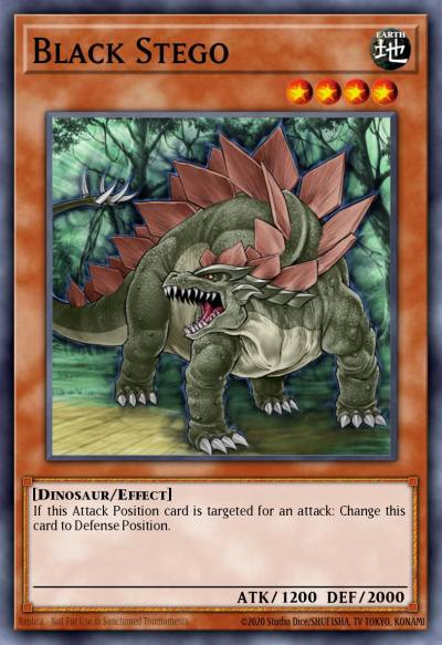 Black Stego Common BP03-EN025 Battle Pack 3 Monster League Yugioh card