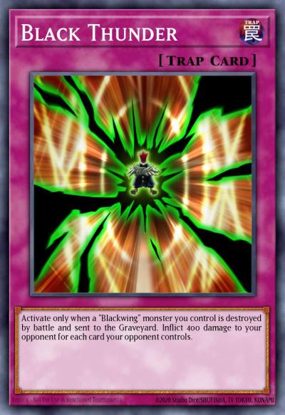 Black Thunder Common DP11-EN027 Duelist Pack Crow Yugioh card