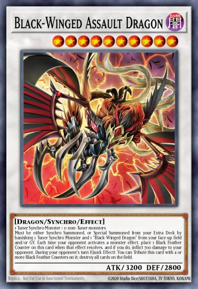 Black-Winged Assault Dragon Prismatic Secret Rare MP23-EN187 25th Anniversary Tin Dueling Heroes Mega Pack Yugioh card
