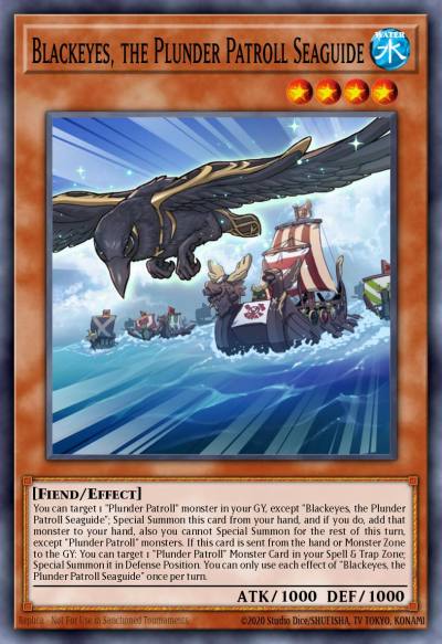 Blackeyes the Plunder Patroll Seaguide Common MP22-EN065 2022 Tin of the Pharaohs Gods Yugioh card