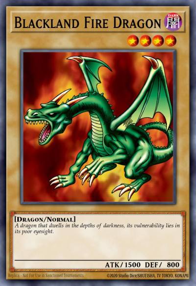 Blackland Fire Dragon Short Print AP05-EN014 Astral Pack Five Yugioh card