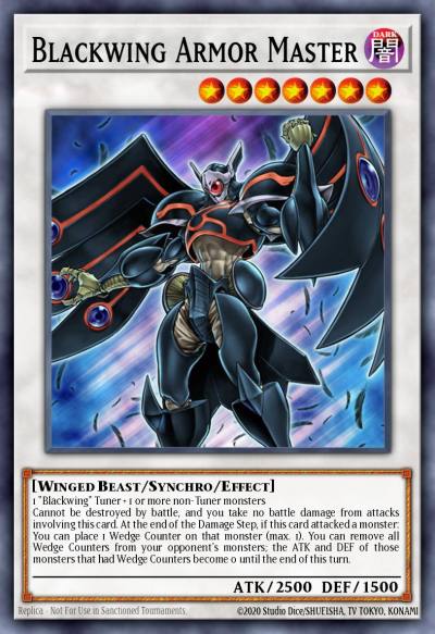 Blackwing Armor Master Quarter Century Secret Rare TN23-EN015 25th Anniversary Tin Dueling Heroes Yugioh card