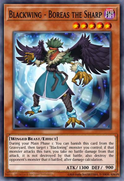 Blackwing - Boreas the Sharp Common LC5D-EN126 Legendary Collection 5Ds Mega Pack Yugioh card