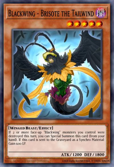 Blackwing - Brisote the Tailwind Common LC5D-EN127 Legendary Collection 5Ds Mega Pack Yugioh card
