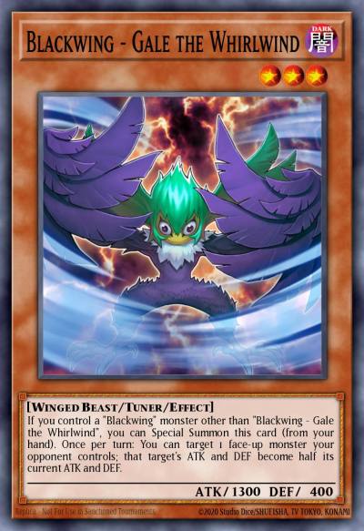 Blackwing - Gale the Whirlwind Super Rare AP04-EN004 Astral Pack Four Yugioh card