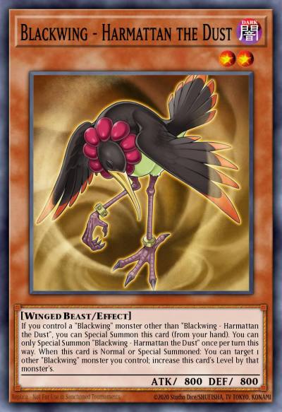 Blackwing - Harmattan the Dust Common MP16-EN185 2016 Mega-Tin Mega Pack Yugioh card