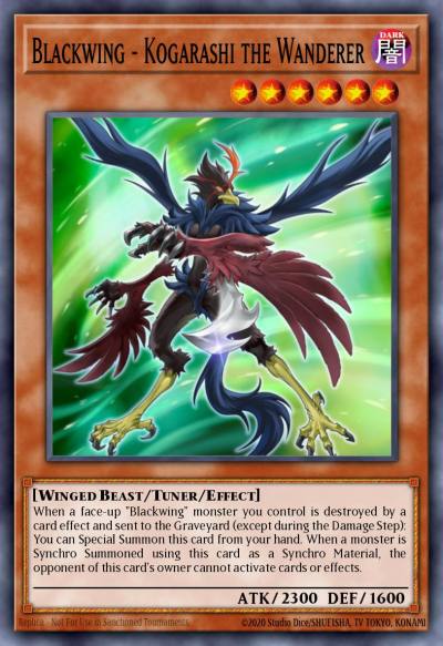 Blackwing - Kogarashi the Wanderer Ultimate Rare EXVC-EN009 Extreme Victory Yugioh card