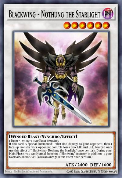 Blackwing - Nothung the Starlight Common LDS2-EN043 Legendary Duelists Season 2 Yugioh card