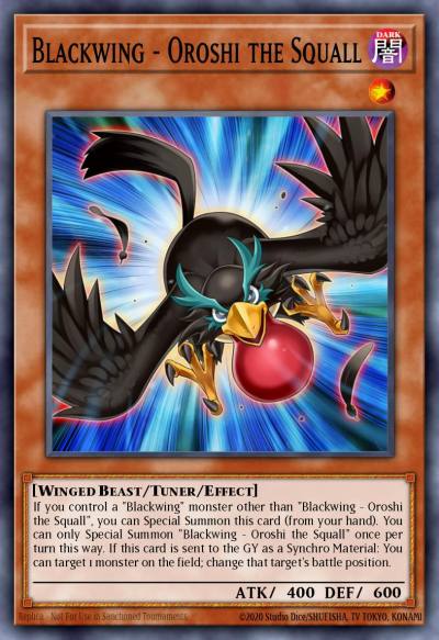 Blackwing - Oroshi the Squall Super Rare DRLG-EN027 Dragons of Legend Yugioh card