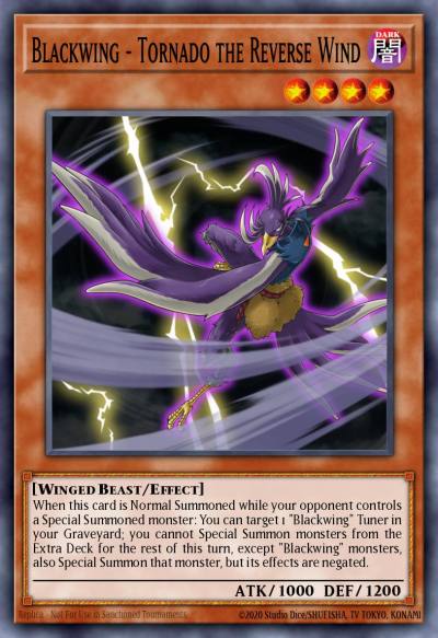 Blackwing - Tornado the Reverse Wind Common MP17-EN067 2017 Mega-Tin Mega Pack Yugioh card