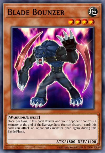 Blade Bounzer Common GAOV-EN010 Galactic Overlord Yugioh card
