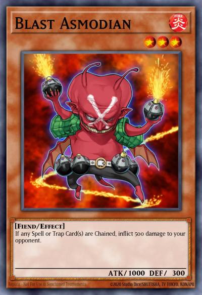 Blast Asmodian Common CDIP-EN016 Cyberdark Impact Yugioh card