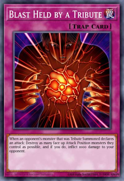 Blast Held by a Tribute Ultra Rare DCR-104 Dark Crisis Yugioh card