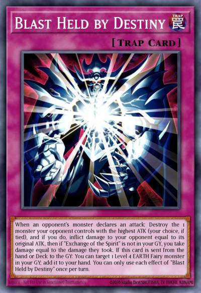 Blast Held by Destiny Ultra Rare MAMA-EN031 Magnificent Mavens Yugioh card