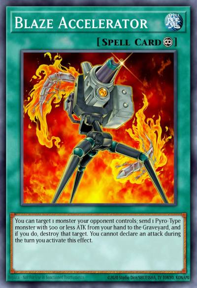 Blaze Accelerator Super Rare CP06-EN005 Champion Pack Game Six Yugioh card