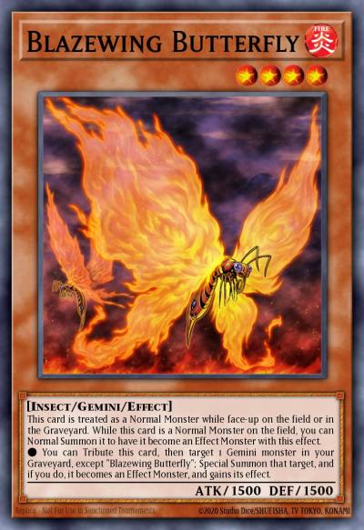 Blazewing Butterfly Common LDK2-ENJ18 Legendary Decks II Yugioh card
