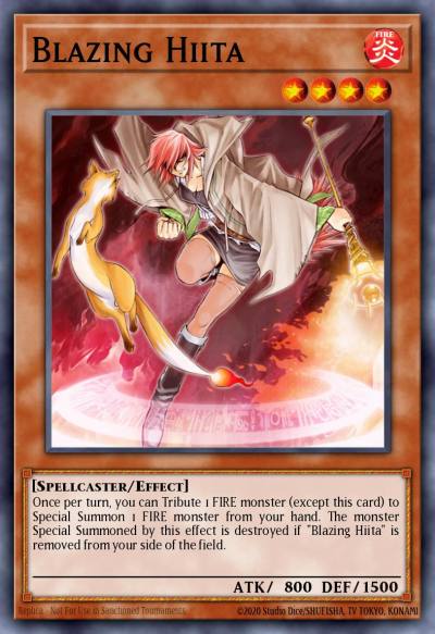 Blazing Hiita Common DR04-EN208 Dark Revelation Volume 4 Yugioh card
