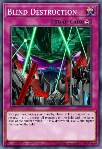 Blind Destruction Common DB2-EN019 Dark Beginning 2 Yugioh card