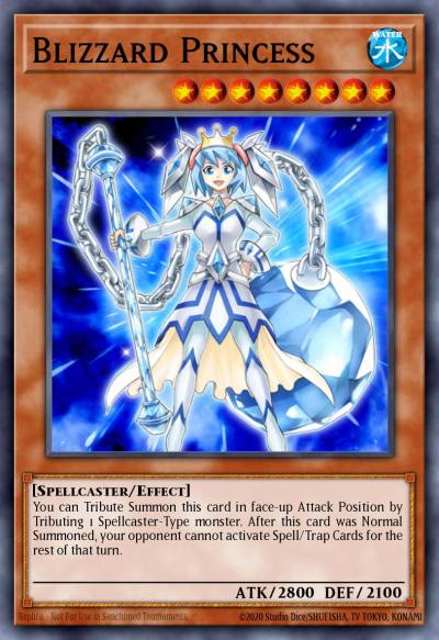 Blizzard Princess Super Rare CT09-EN009 Collectible Tins 2012 Wave 1 Yugioh card