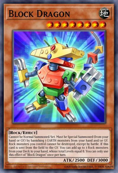 Block Dragon Ultra Rare MP17-EN085 2017 Mega-Tin Mega Pack Yugioh card