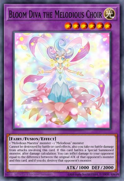 Bloom Diva the Melodious Choir Ultra Rare MP16-EN020 2016 Mega-Tin Mega Pack Yugioh card