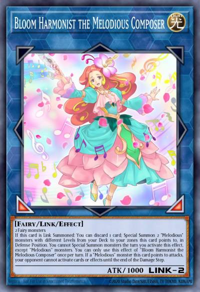 Bloom Harmonist the Melodious Composer Ultra Rare DUOV-EN020 Duel Overload Yugioh card