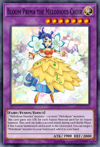 Bloom Prima the Melodious Choir Rare SHVI-EN045 Shining Victories Yugioh card