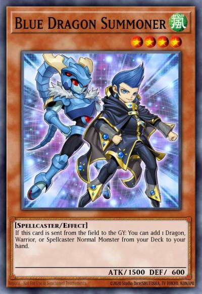 Blue Dragon Summoner Common DEM3-EN009 Demo Deck 2016 Yugioh card
