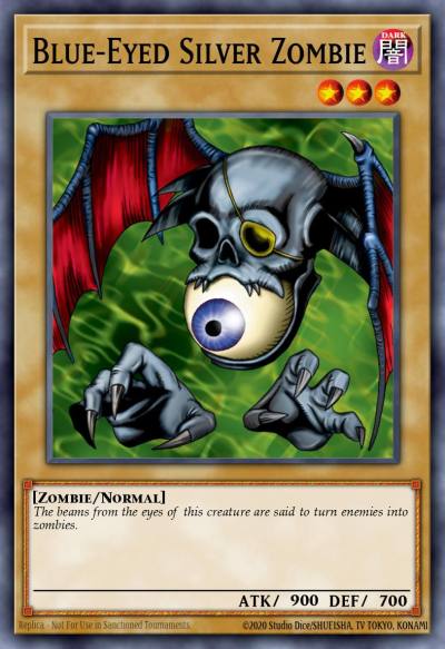 Blue-Eyed Silver Zombie Common SBSC-EN011 Speed Duel Scars of Battle Yugioh card