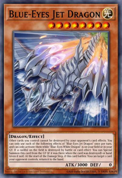 Blue-Eyes Jet Dragon Collector's Rare RA02-EN017 25th Anniversary Rarity Collection II Yugioh card