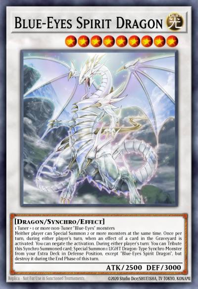 Blue-Eyes Spirit Dragon Ultra Rare CT13-EN009 2016 Mega-Tins Yugioh card