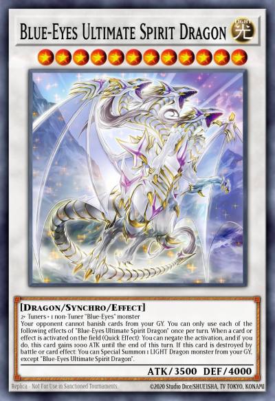 Blue-Eyes Ultimate Spirit Dragon Secret Rare 25LP-EN020 Limited Pack World Championship 2025 Yugioh card