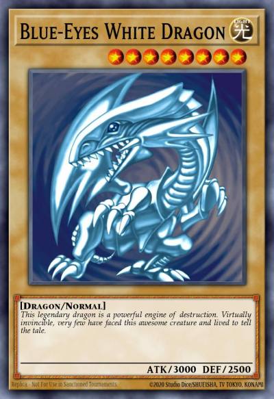 Blue-Eyes White Dragon Ultra Rare CT13-EN008 2016 Mega-Tins Yugioh card