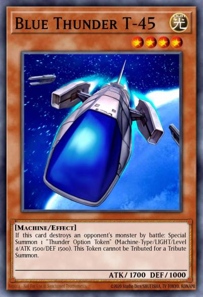 Blue Thunder T-45 Rare BP03-EN039 Battle Pack 3 Monster League Yugioh card