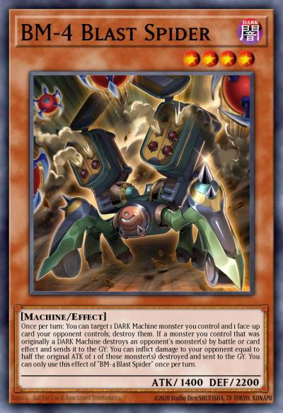 BM-4 Blast Spider Rare LED2-EN014 Legendary Duelists Ancient Millennium Yugioh card