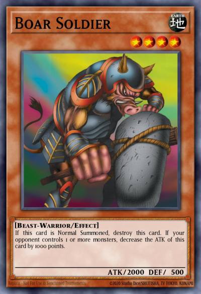 Boar Soldier Common MRL-089 Magic Ruler Yugioh card