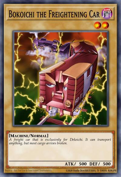 Bokoichi the Freightening Car Common DR3-EN063 Dark Revelation Volume 3 Yugioh card