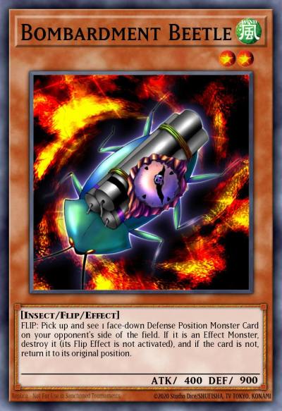 Bombardment Beetle Common DB1-EN197 Dark Beginning 1 Yugioh card