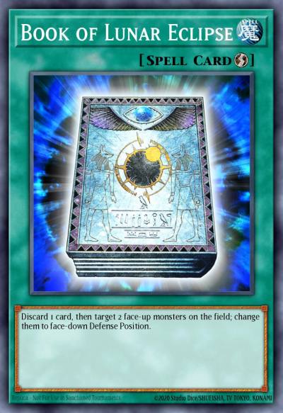 Book of Lunar Eclipse Super Rare MP22-EN099 2022 Tin of the Pharaohs Gods Yugioh card