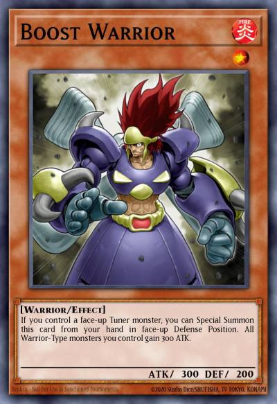 Boost Warrior Ultra Rare BLAR-EN063 Battles of Legend Armageddon Yugioh card