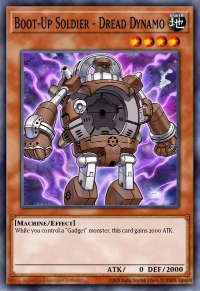 Boot-Up Soldier - Dread Dynamo Common OP11-EN014 OTS Tournament Pack 11 Yugioh card